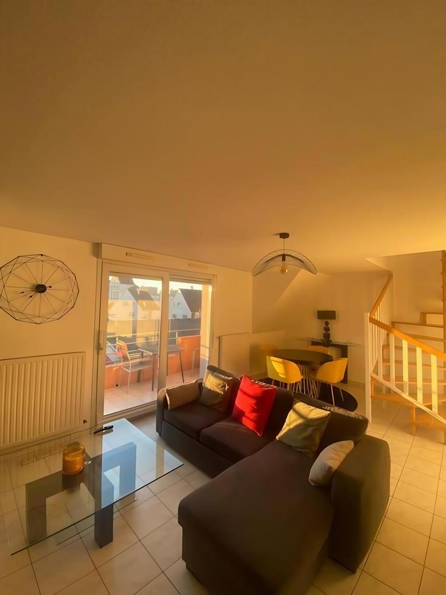 Superbe Duplex Proche Centre Ville Parking Gratuit Colmar Luaran gambar