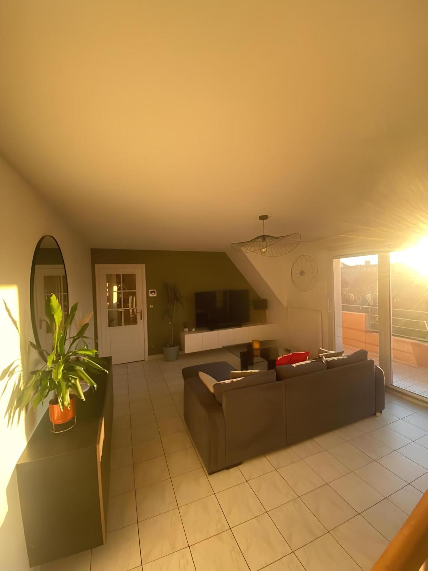 Superbe Duplex Proche Centre Ville Parking Gratuit Colmar Luaran gambar